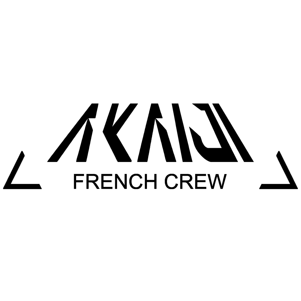 STICKER NOIR LONG OFFICIEL AKAJI - Akaiji Shop