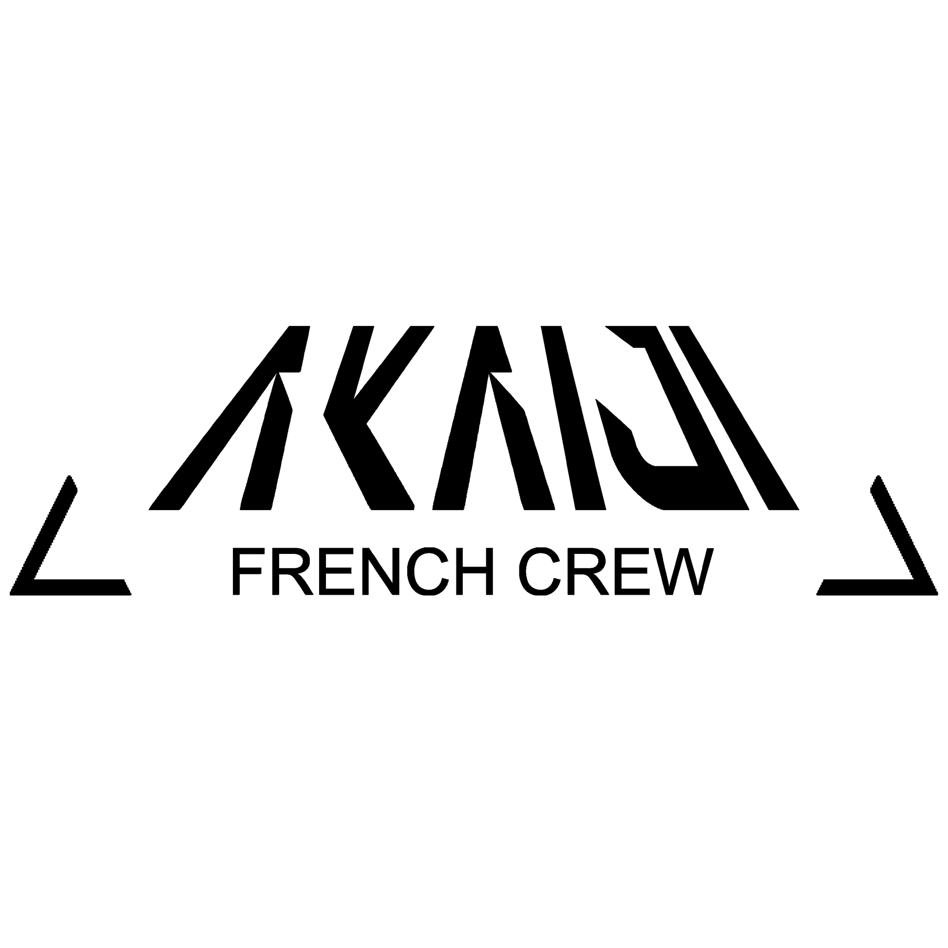 STICKER NOIR LONG OFFICIEL AKAJI - Akaiji Shop