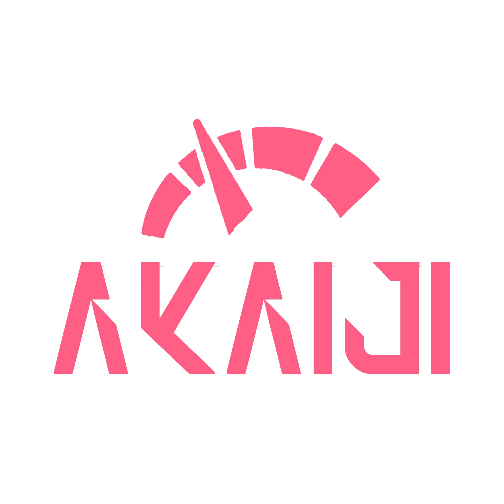 STICKER ROSE ROND OFFICIEL AKAJI - Akaiji Shop