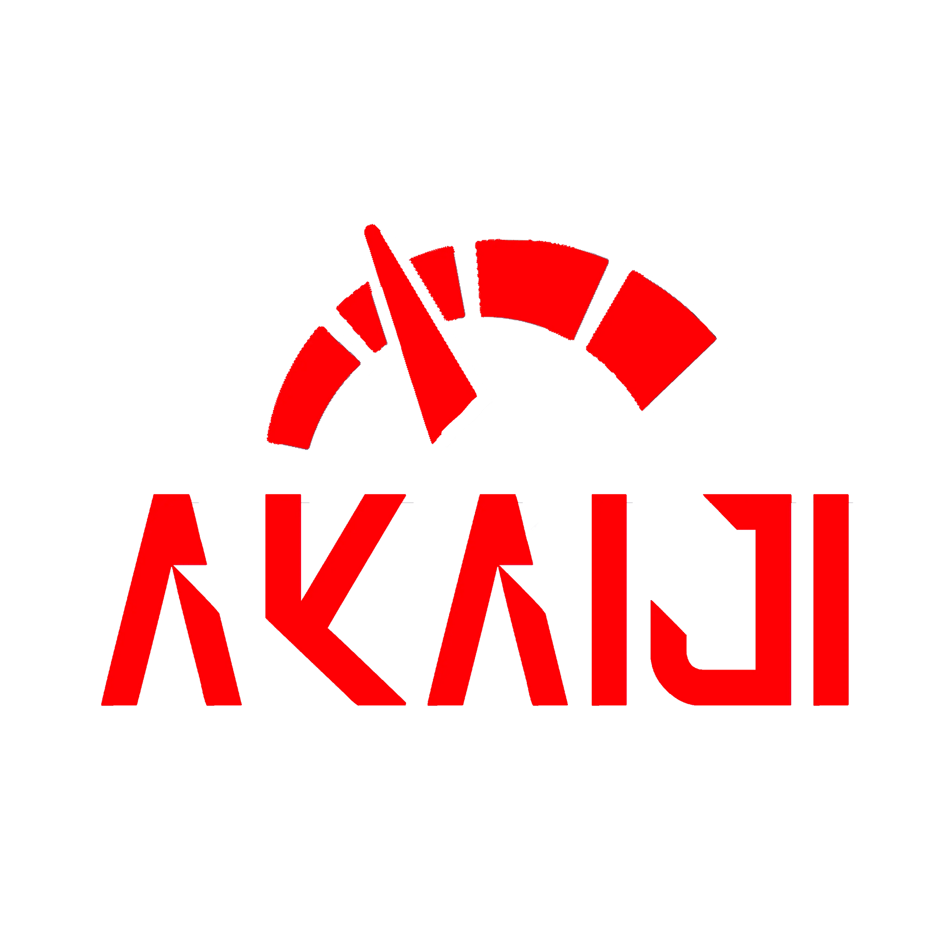 STICKER ROUGE ROND OFFICIEL AKAJI - Akaiji Shop