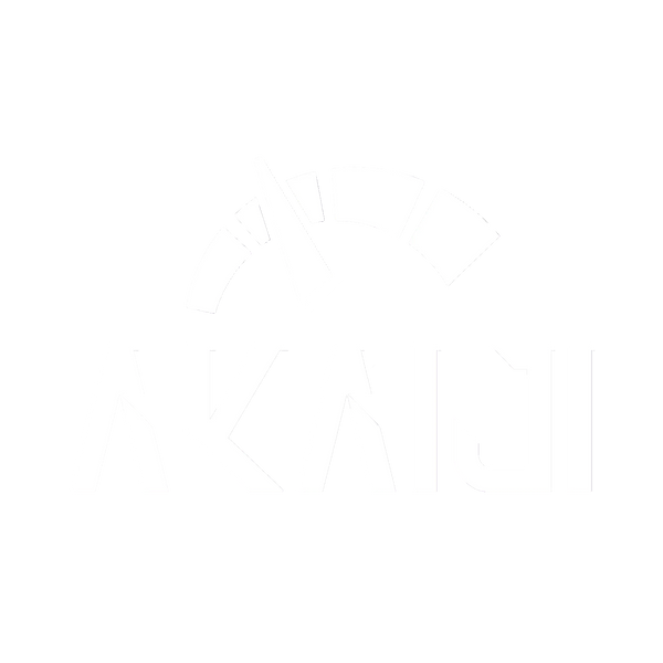 STICKER BLANC ROND OFFICIEL AKAJI - Akaiji Shop