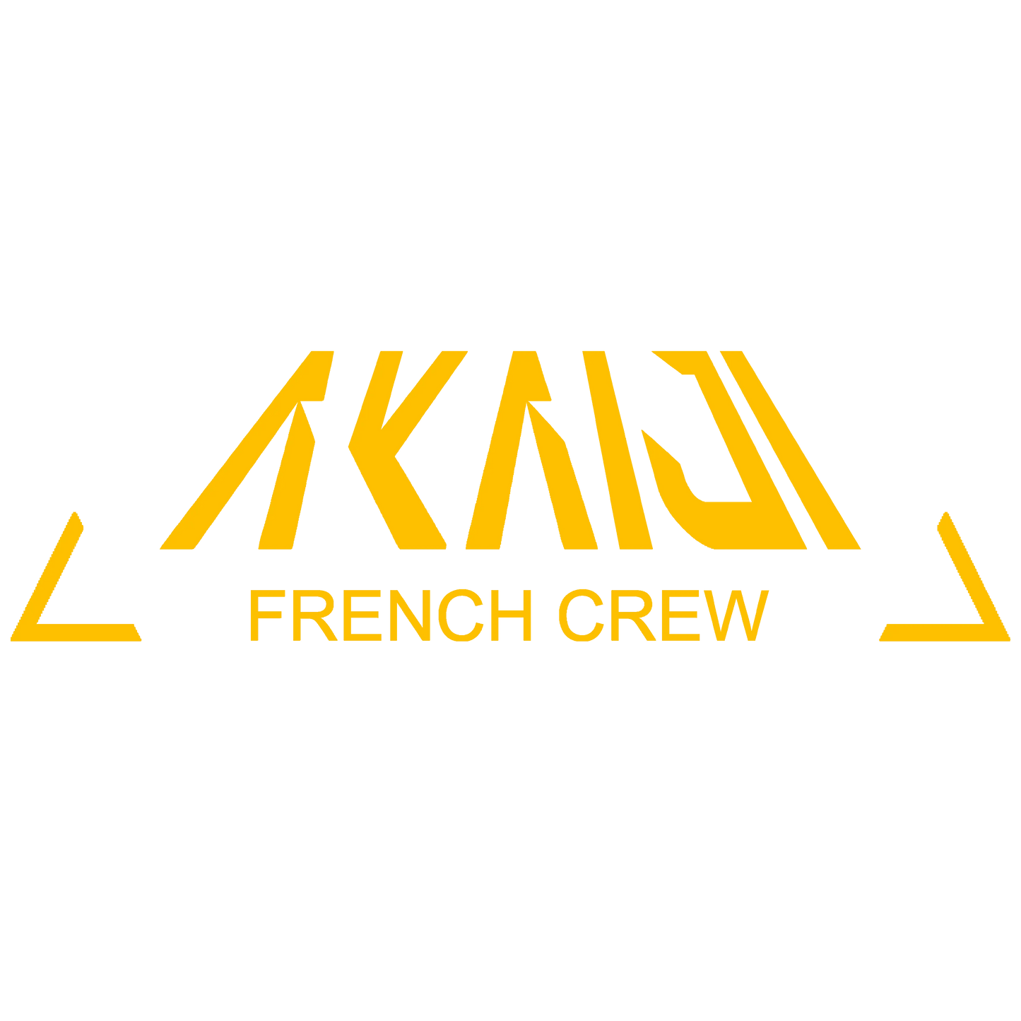 STICKER JAUNE LONG OFFICIEL AKAJI - Akaiji Shop